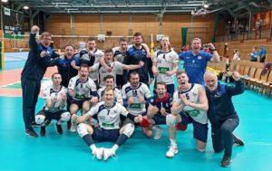 Im Halbfinale der Deutschen Volleyballbundesliga 2020 / 2021